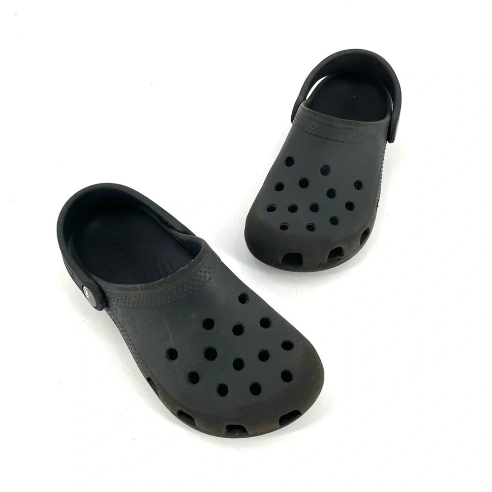 CROCS Classic Comfort Black Clogs
